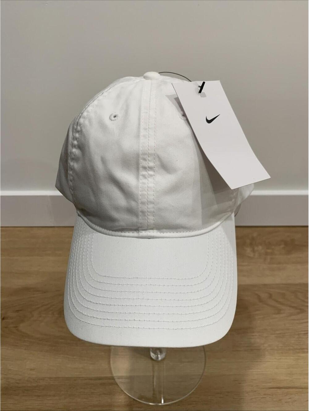 Nike Dri-Fit Golf Cap White, Adjustable Strap, Men's Baseball Hat NWT Heritage86